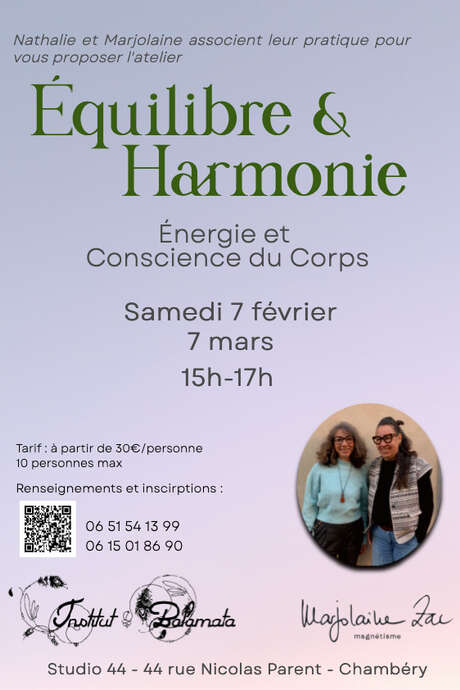 Atelier énergie et conscience du corps