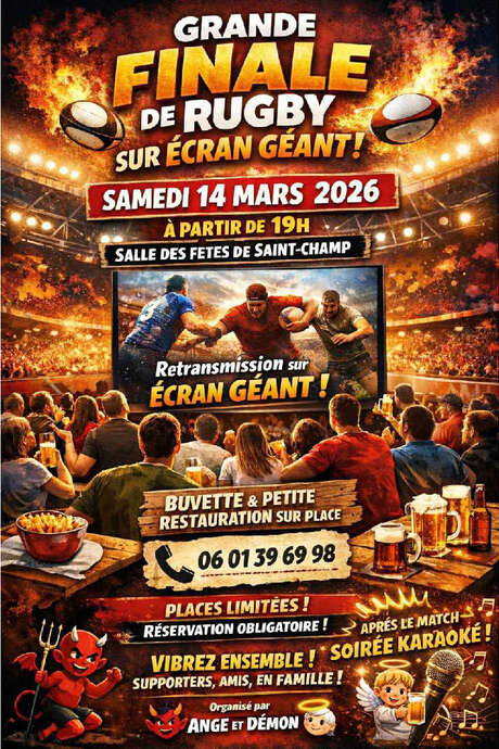 Retransmission finale rugby des 6 Nations et karaoké