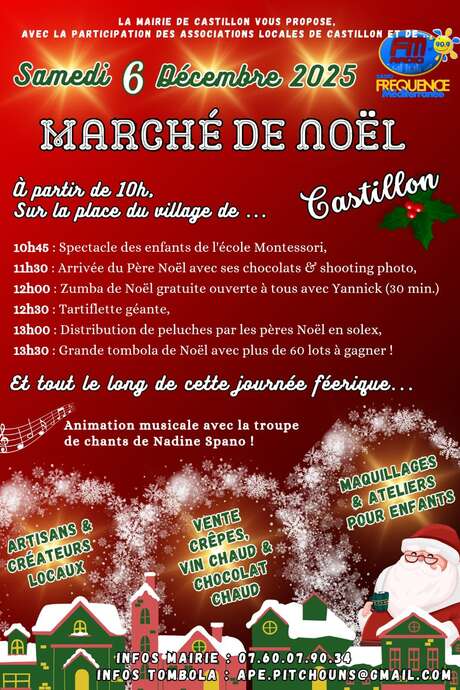 Marché de Noël à Castillon