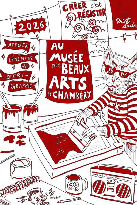 Atelier : Affiches en sérigraphie avec Lucy Watts