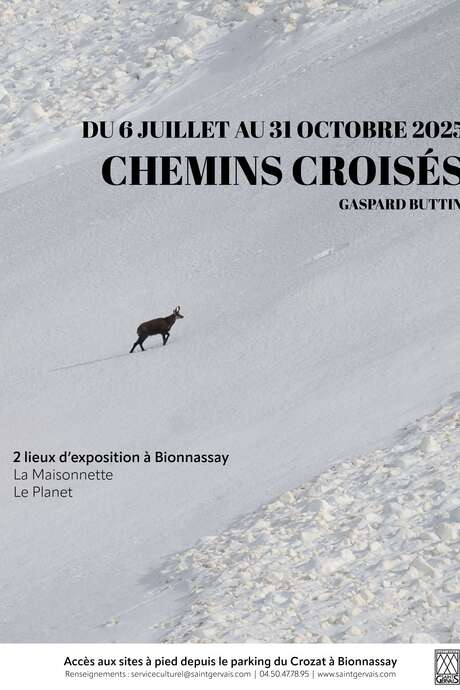 Vernissage de l'exposition ''Chemins Croisés'', Gaspard Buttin