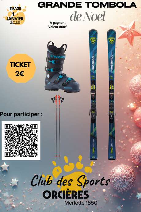 Grande tombola du Ski Club !
