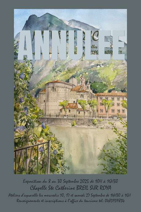 ANNULEE Exposition & ateliers d'aquarelle "Natures d'ici" par Tony Szabo