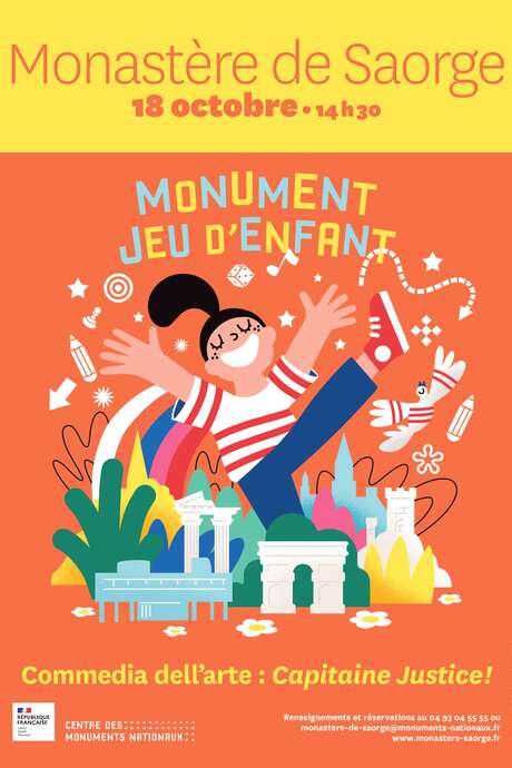 Monument jeu d'enfant au Monastère