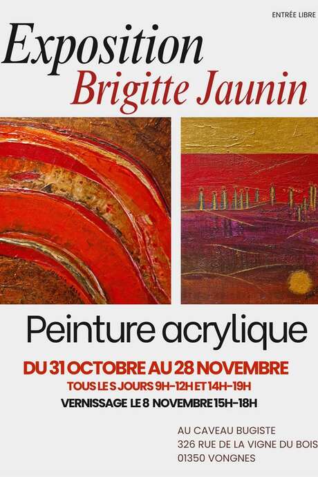 Exposition de Brigitte Jaunin Exposition de Brigitte Jaunin