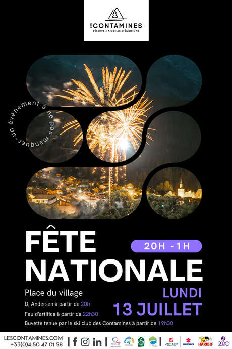 Fête nationale et feu d'artifice