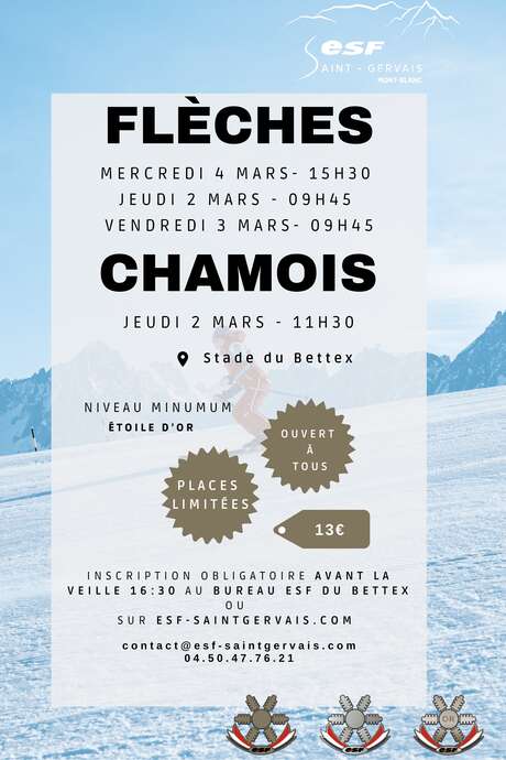 Flèches - ESF Saint-Gervais