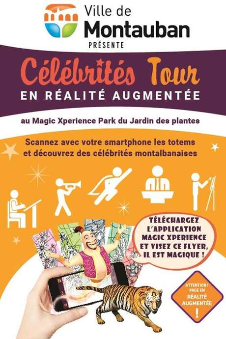 Célébrités tour en réalité augmentée