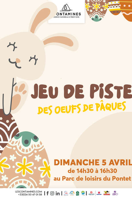 Jeu de piste des œufs de Pâques au parc de loisirs du Pontet