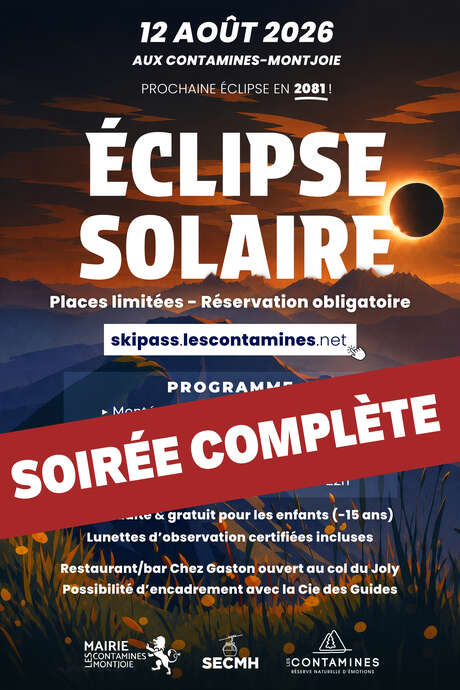 Soirée spéciale éclipse solaire - complet