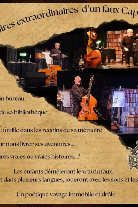 Mercredi des enfants - spectacle "Mémoires extraordinaires d’un faux Capitaine"