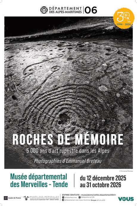 Exposition temporaire "Roches de mémoire - 5000 ans d'art rupestre dans les Alpes"