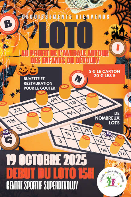 Loto de l'Amicale autour des enfants du Dévoluy