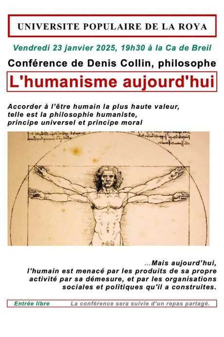 Université populaire : l 'humanisme aujourd'hui