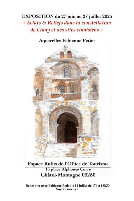 Exposition "Eclats et reliefs dans la constellation de Cluny et des sites clunisiens"