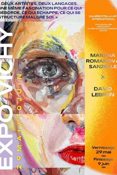 Exposition peinture & photographie — Maryna Romanova Sanzelle & David Lebrun