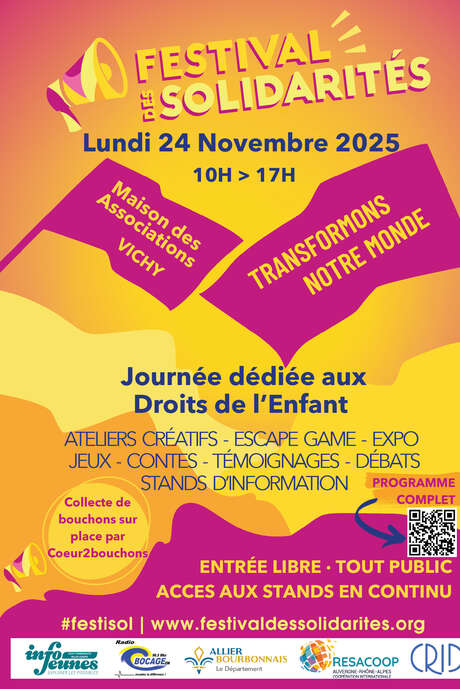 Journée sur les droits de l’enfant – Festisol Allier Vichy Journée sur les droits de l’enfant – Festisol Allier Vichy