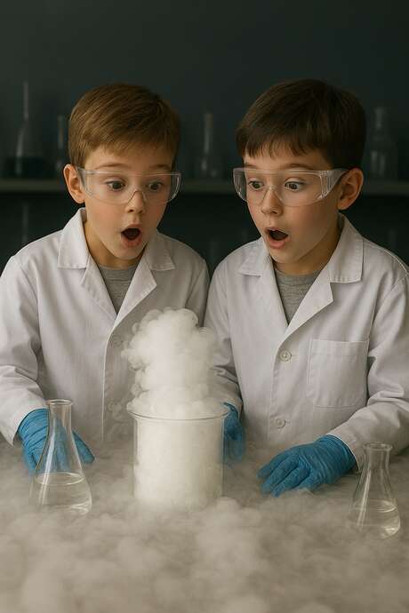 Atelier enfants chimie de l'extrême : à -80°C (4-7 ans)