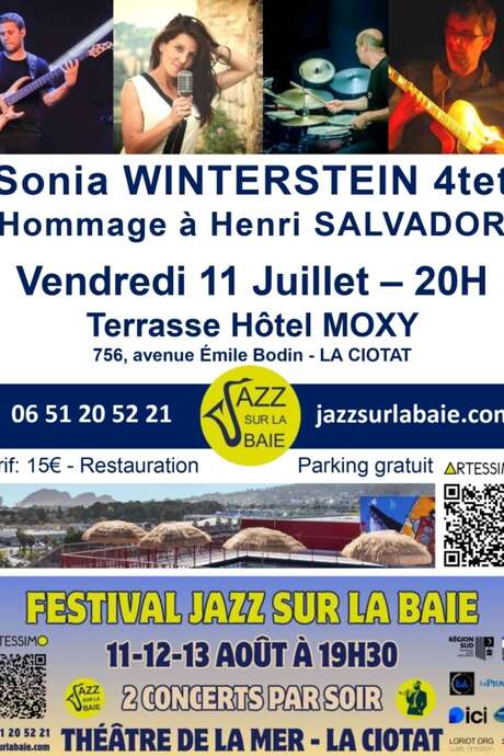 Sonia Winterstein Quartet Concert - Tribute to Henri Salvador
