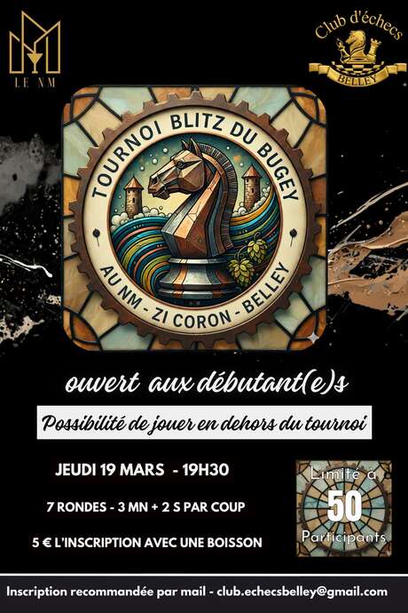 Tournoi d'échecs "Blitz du Bugey" : à vos pions !