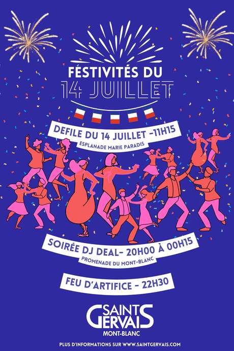 Festivités du 14 juillet - Feux d'artifice