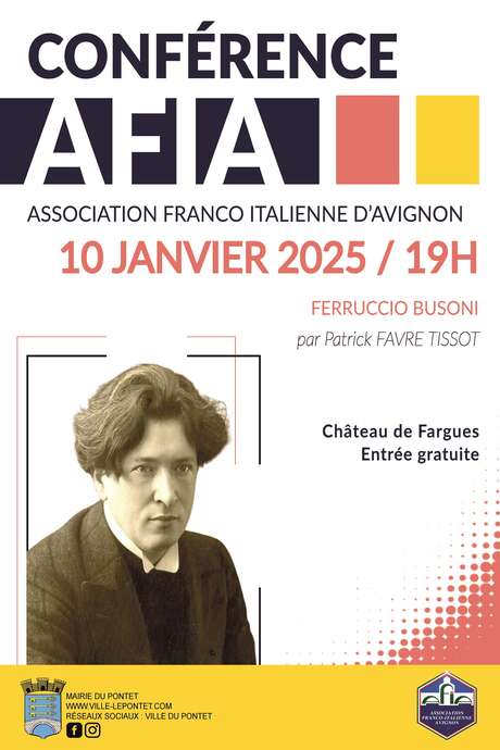 Conférence "Le compositeur Ferruccio Busoni"