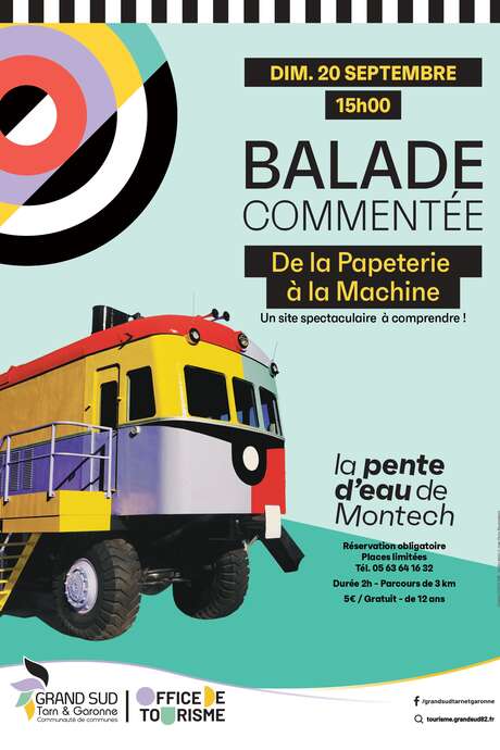 Balade commentée de la Pente d'eau de Montech