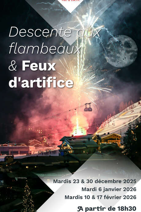 Torchlight descent & Fireworks