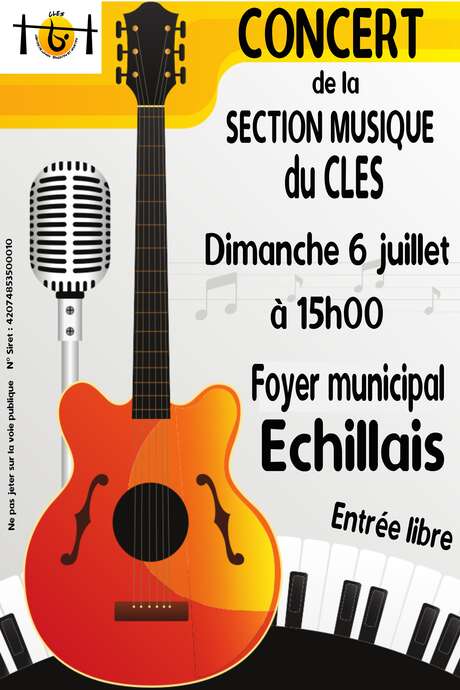 Concert de la section musique du CLES