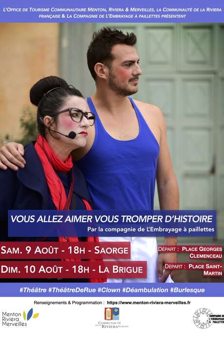 Escapades Baroques : promenade théâtralisée avec la Compagnie de L’Embrayage à Paillettes