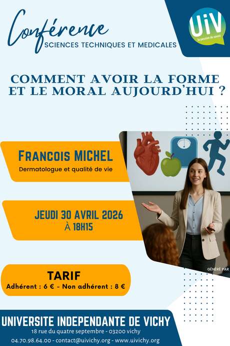 Conférence "Comment avoir la forme et le moral aujourd'hui ?"
