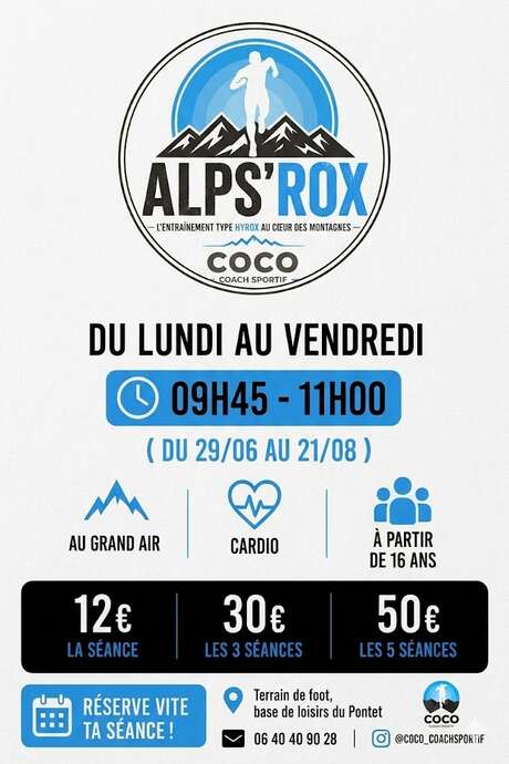 Alps'rox : entraînement type hyrox au coeur des montagnes
