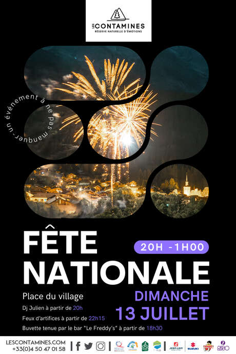 Fête nationale et feux d'artifices
