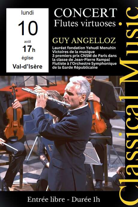 Concert de flûte avec Guy Angelloz