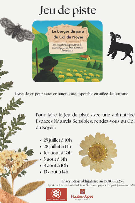 Découverte du jeu de piste "Le berger disparu du col du Noyer"