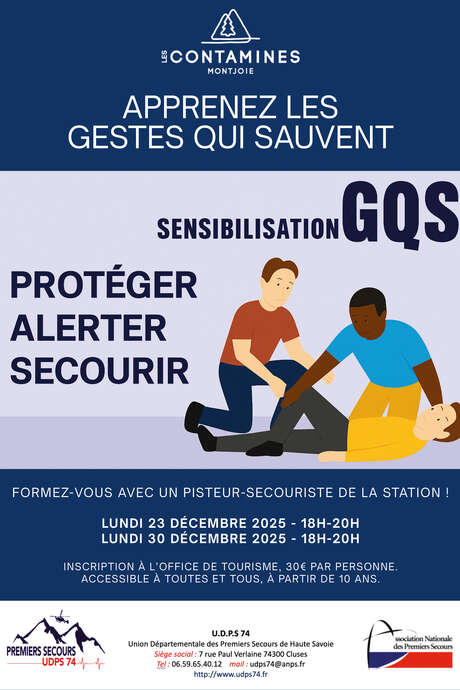 GQS - Sensibilisation aux Gestes qui Sauvent avec l’UDPS 74