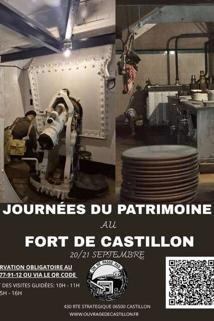 Journées Européennes du Patrimoine - Visite du Fort de Castillon -
