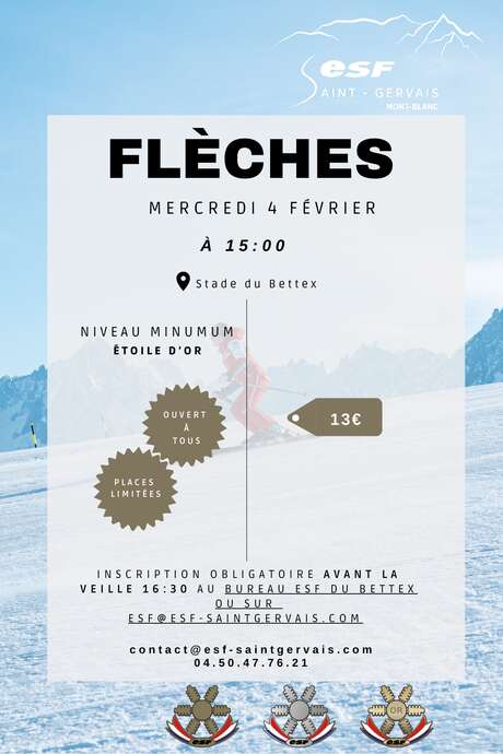 Flèches - ESF Saint-Gervais