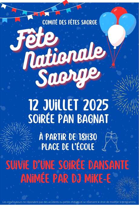 Fête Nationale -  Soirée pan bagnats avec DJ