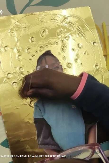 Visite-atelier en famille au musée du Petit Palais : De l’or, de l’or, encore de l’or ou ça brille au musée !