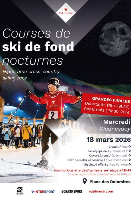 Courses de ski de fond nocturnes - LES FINALES