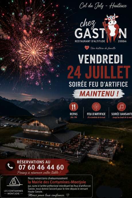 Soirée feu d'artifice et musique