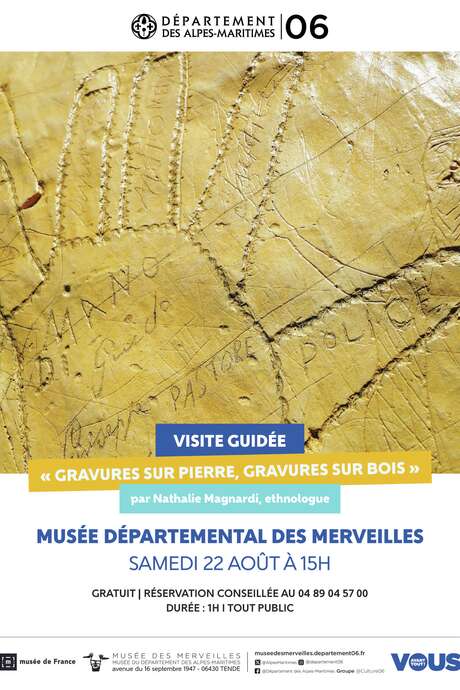 Visite guidée "Gravures sur pierre, gravures sur bois"