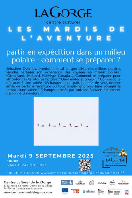 Les mardis de l'aventure : Expédition en milieu polaire - au Centre Culturel de la Gorge