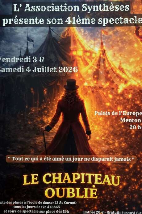 Spettacolo: "Le chapiteau oublié" (Il tendone dimenticato)