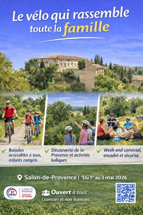 Concentration Familles à Vélo au coeur de la Provence