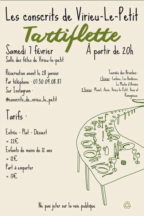 Soirée tartiflette à Virieu le Petit