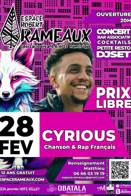 Cyrious à l'Espace Rameaux