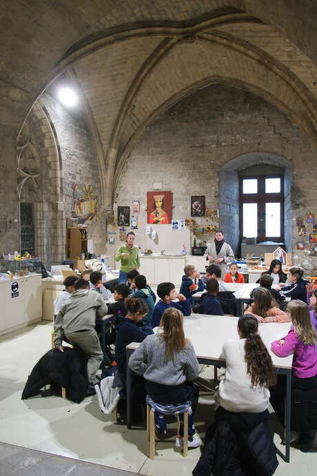 Visite Décors du Palais, Atelier Chimère en argile