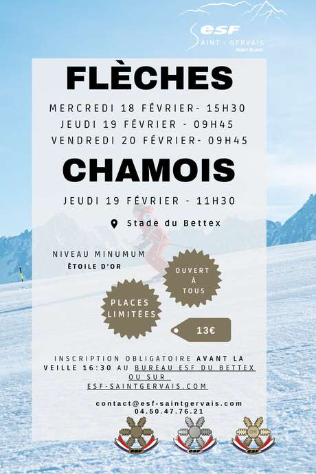 Flèches - ESF Saint-Gervais